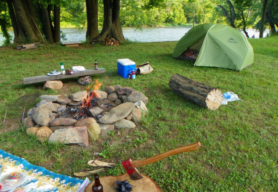 Watermelon Park Campground on the Shenandoah River